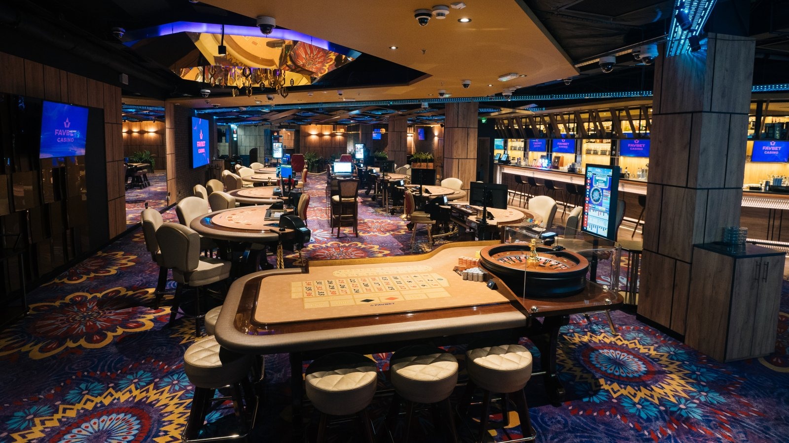 Casino-geïnspireerde lounge
